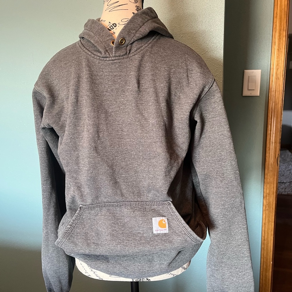 Carhartt Men's Gray Hoodie Sweater